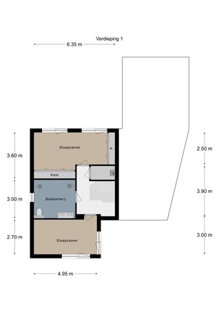 Floorplan - Frankenhofweg 8, 6291 VE Vaals